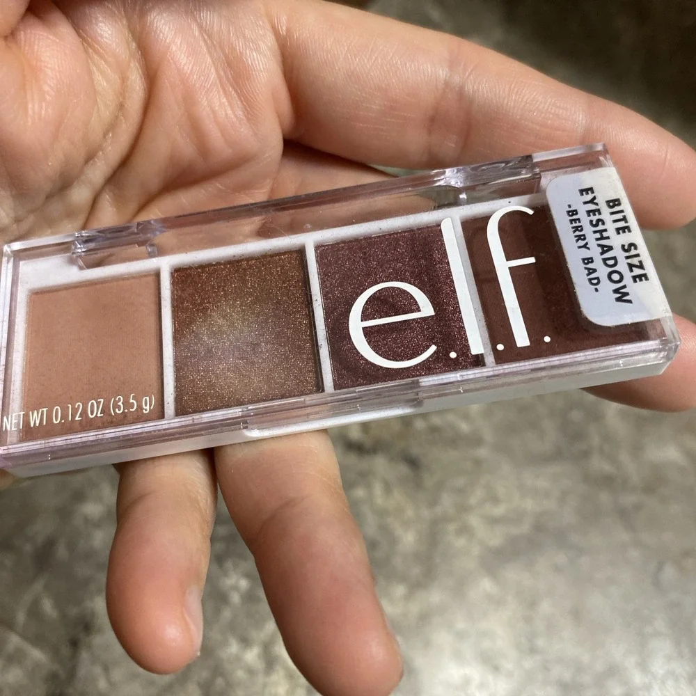 1 E.L.F. Bite Size Eyeshadow Eye Shadow - Creamy & Blendable Berry Bad